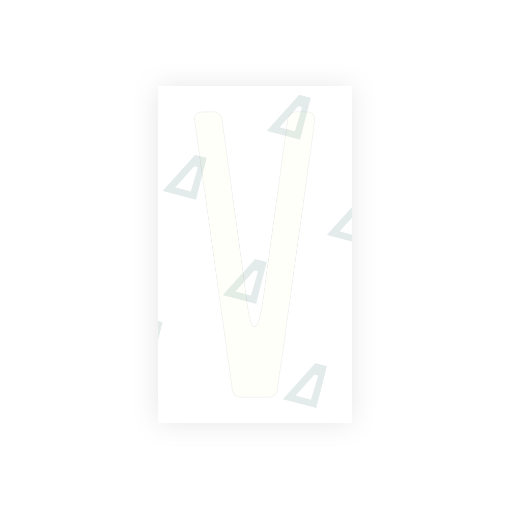 Alite Nanofilm for US (Pennsylvania) license plates - Symbol "V" - Alite