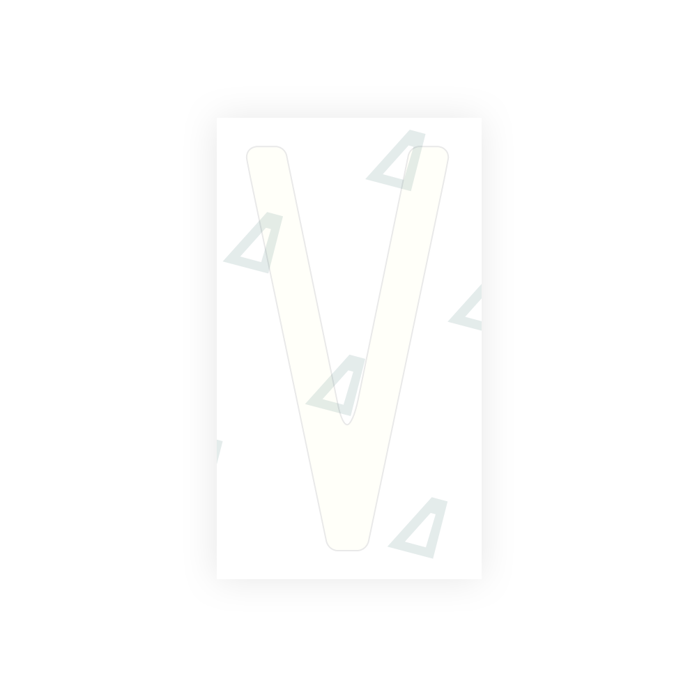 Alite Nanofilm for US (Massachusetts) license plates - Symbol "V" - Alite