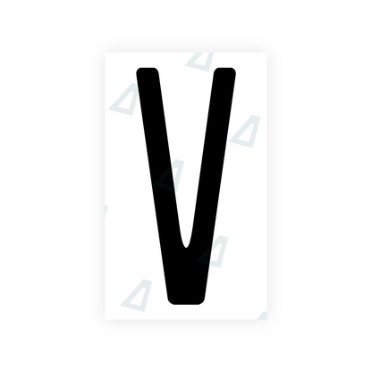 Alite Nanofilm for US (New Jersey - Embossed) license plates - Symbol "V" - Alite