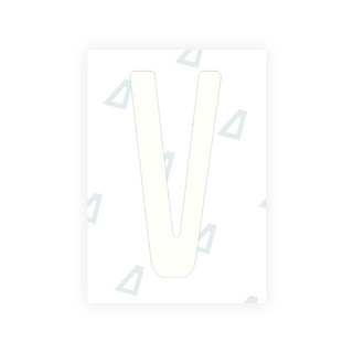 Alite Nanofilm for Guatemala license plates - Symbol "V" - Alite