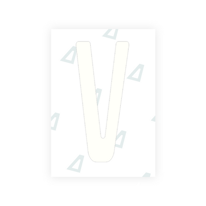 Alite Nanofilm for Guatemala license plates - Symbol "V" - Alite