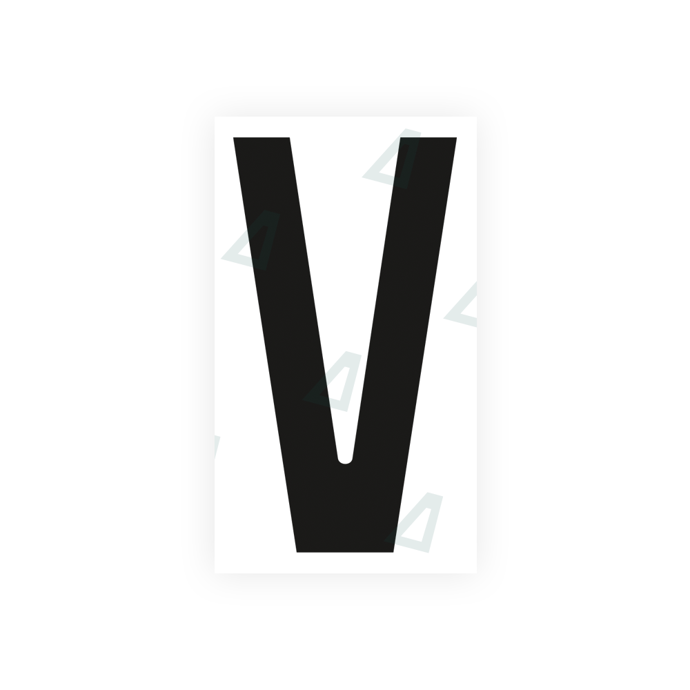 Alite Nanofilm for France license plates - Symbol "V" - Alite