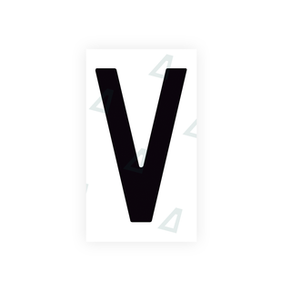 Alite Nanofilm for Spain Flat license plates - Symbol "V" - Alite