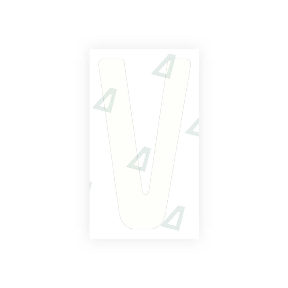 Alite Nanofilm for Germany (standard) license plates - Symbol "V" - Alite