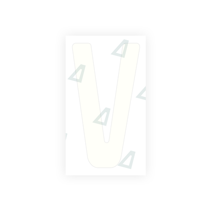 Alite Nanofilm for Germany (standard) license plates - Symbol "V" - Alite