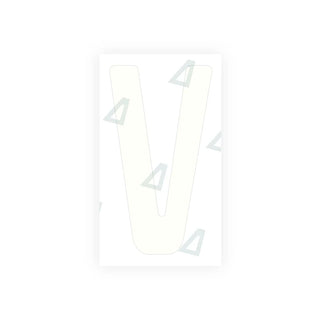 Alite Nanofilm for Paraguay license plates - Symbol "V"