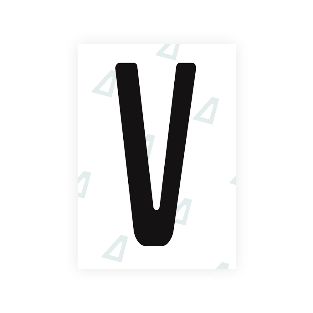 Alite Nanofilm for Guatemala license plates - Symbol "V" - Alite
