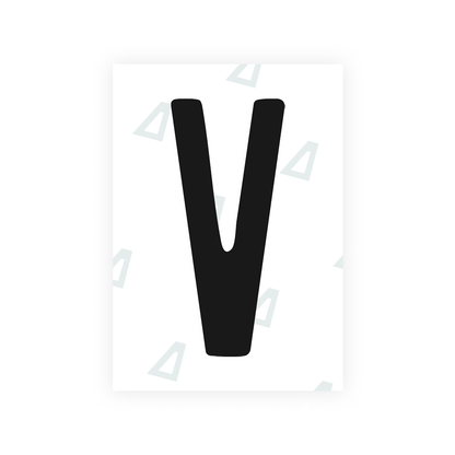 Alite Nanofilm for US (Connecticut 2013) license plates - Symbol "V" - Alite