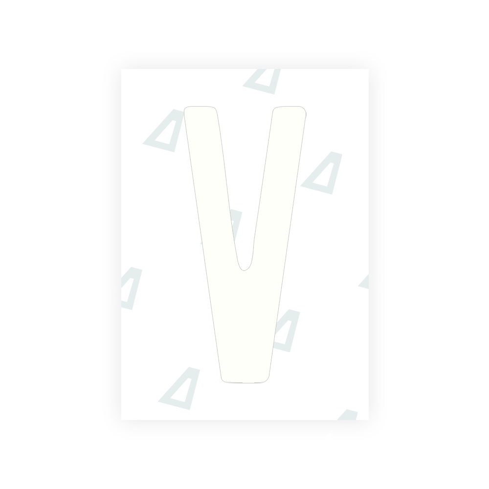 Alite Nanofilm for US (Connecticut 2013) license plates - Symbol "V" - Alite
