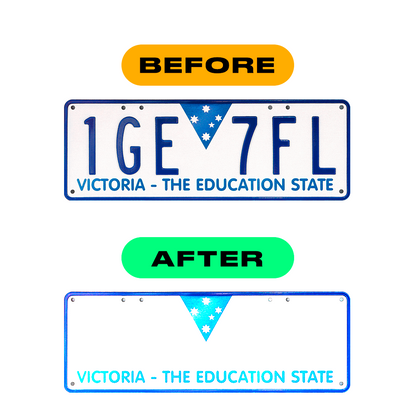 Alite Nanofilm for AUS (Victoria) license plates - Symbol "T" - Alite
