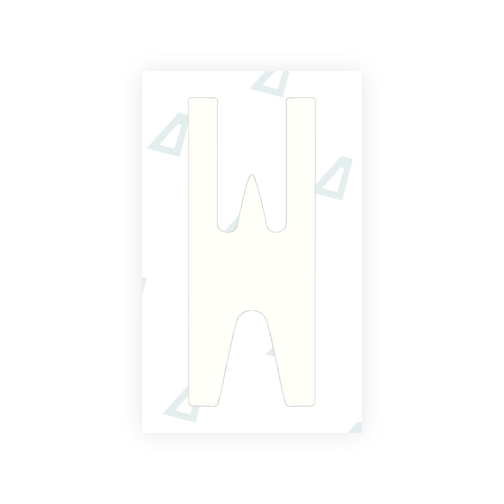 Alite Nanofilm for Mexico license plates - Symbol "W" - Alite