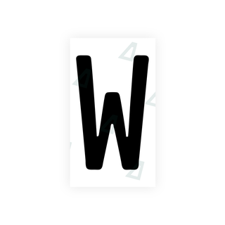 Alite Nanofilm for front Switzerland license plates - Symbol "W" - Alite