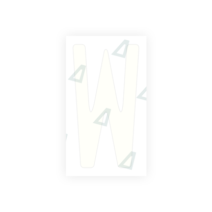 Alite Nanofilm for US (Missouri) license plates - Symbol "W" - Alite