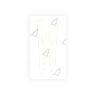 Alite Nanofilm for US (Virginia) license plates - Symbol "W" - Alite