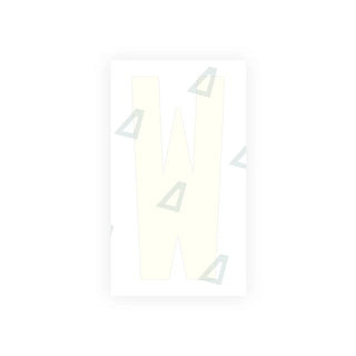 Alite Nanofilm for US (Oklahoma) Moto license plates - Symbol "W" - Alite