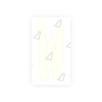 Alite Nanofilm for US (Oklahoma) Moto license plates - Symbol "W" - Alite