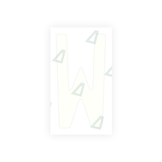 Alite Nanofilm for US (Quebec) license plates - Symbol "W" - Alite