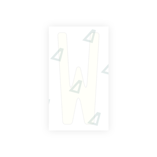 Alite Nanofilm for US (Ohio 2013) license plates - Symbol "W" - Alite