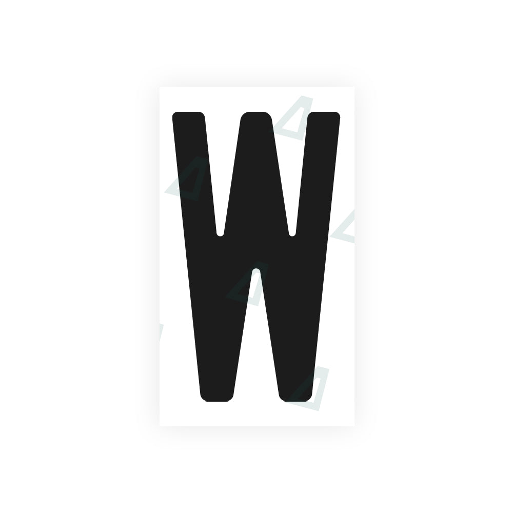 Alite Nanofilm for AUS (Victoria) license plates - Symbol "W" - Alite
