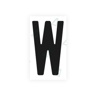 Alite Nanofilm for AUS (Victoria) license plates - Symbol "W" - Alite