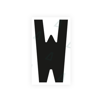 Alite Nanofilm for France license plates - Symbol "W" - Alite