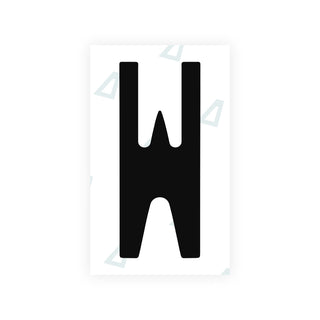 Alite Nanofilm for Mexico license plates - Symbol "W" - Alite