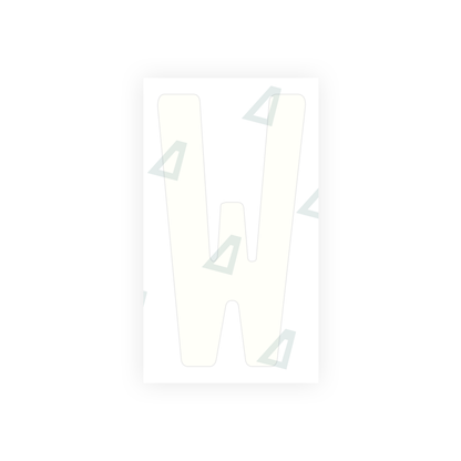 Alite Nanofilm for Germany (standard) license plates - Symbol "W" - Alite