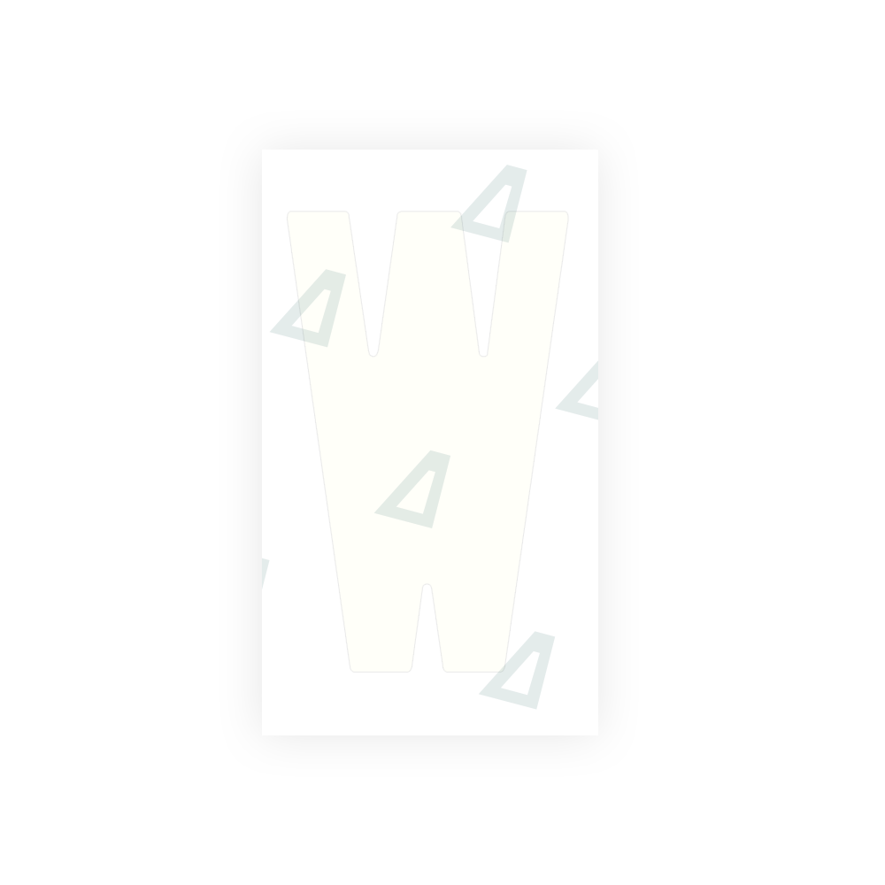 Alite Nanofilm for Spain Flat license plates - Symbol "W" - Alite