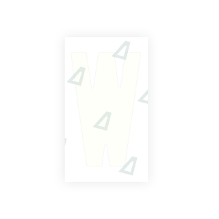 Alite Nanofilm for Spain Flat license plates - Symbol "W" - Alite