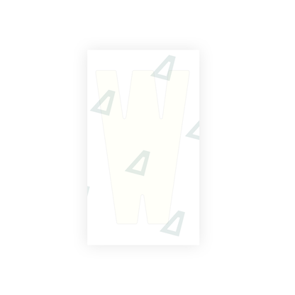 Alite Nanofilm for Spain Flat license plates - Symbol "W" - Alite