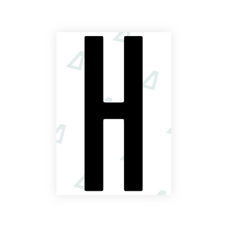 米国（ワシントン DC）ナンバープレート用 Alite ナノフィルム - シンボル「H」