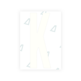Alite Nanofilm für US-amerikanische (Washington DC) Kfz-Kennzeichen – Symbol „K“