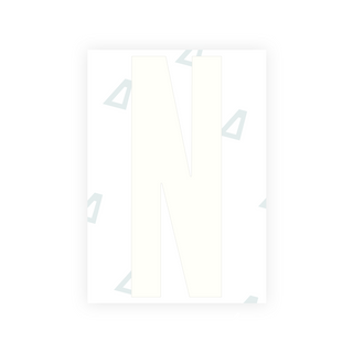 米国（ワシントン DC）ナンバープレート用 Alite ナノフィルム - シンボル「N」