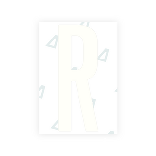 Alite Nanofilm für US-amerikanische (Washington DC) Kfz-Kennzeichen – Symbol „R“