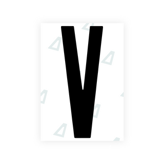 米国（ワシントン DC）ナンバープレート用 Alite ナノフィルム - シンボル「V」
