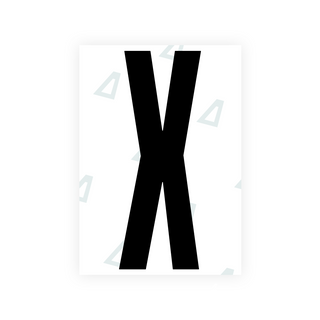 米国（ワシントン DC）ナンバープレート用 Alite ナノフィルム - シンボル「X」