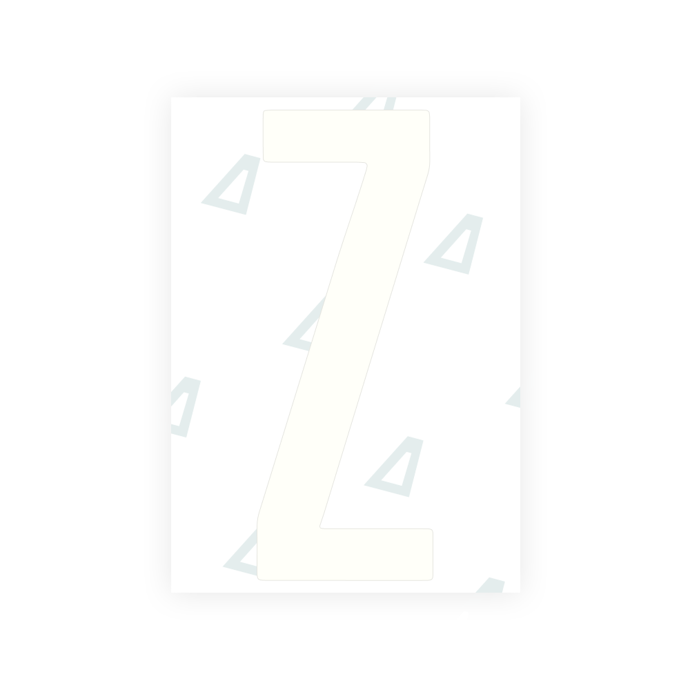 Alite Nanofilm for US (Washington DC) license plates - Symbol "Z"