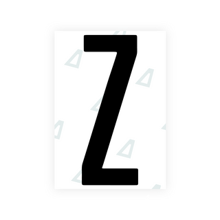 米国（ワシントン DC）ナンバープレート用 Alite ナノフィルム - シンボル「Z」