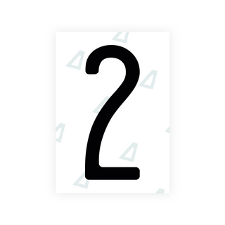 Alite Nanofilm for US (Washington State 2010) license plates - Symbol "2"