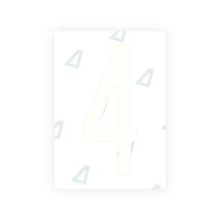 Alite Nanofilm for US (Washington State 2010) license plates - Symbol "4"