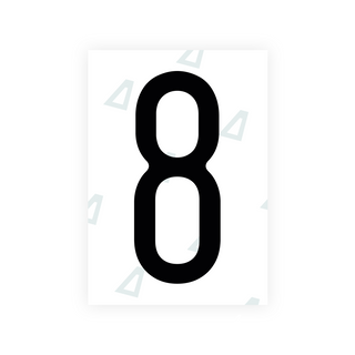 Alite Nanofilm for US (Washington State 2010) license plates - Symbol "8"