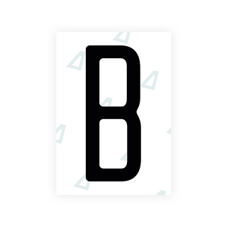 Alite Nanofilm for US (Washington State 2010) license plates - Symbol "B"