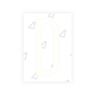 Alite Nanofilm for US (Washington State 2010) license plates - Symbol "D"
