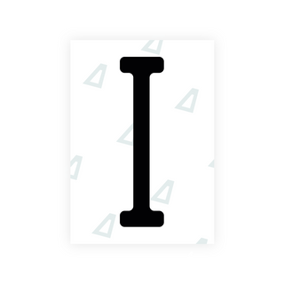 Alite Nanofilm for US (Washington State 2010) license plates - Symbol "I"