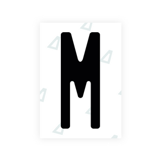 Alite Nanofilm for US (Washington State 2010) license plates - Symbol "M"
