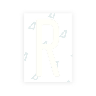 Alite Nanofilm for US (Washington State 2010) license plates - Symbol "R"