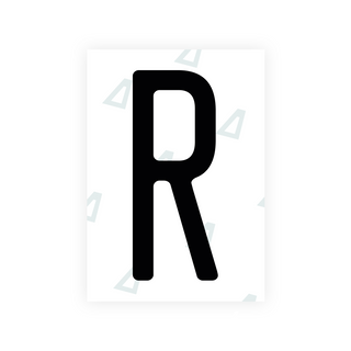 Alite Nanofilm for US (Washington State 2010) license plates - Symbol "R"