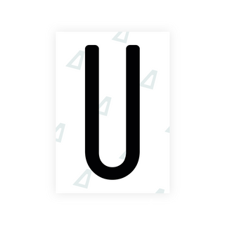 Alite Nanofilm for US (Washington State 2010) license plates - Symbol "U"