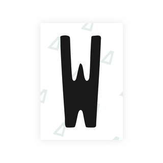 Alite Nanofilm for US (Connecticut 2013) license plates - Symbol "W" - Alite
