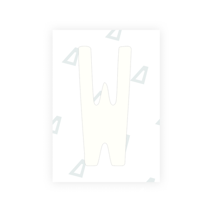 Alite Nanofilm for US (Connecticut 2013) license plates - Symbol "W" - Alite